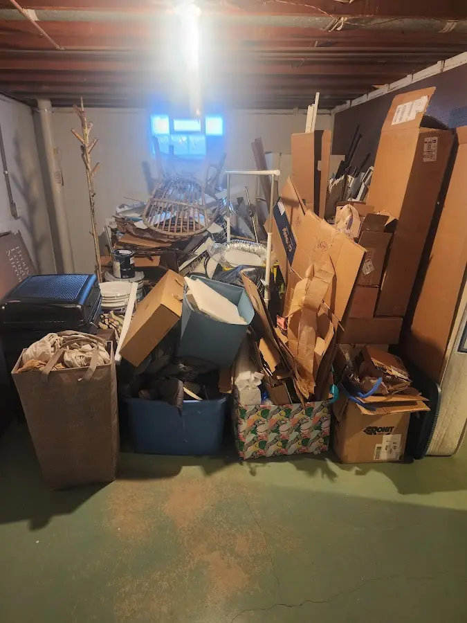 Roll-off dumpster container at job site for 15 Yard Dumpster Rental in Round Rock